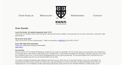 Desktop Screenshot of karalis.nl